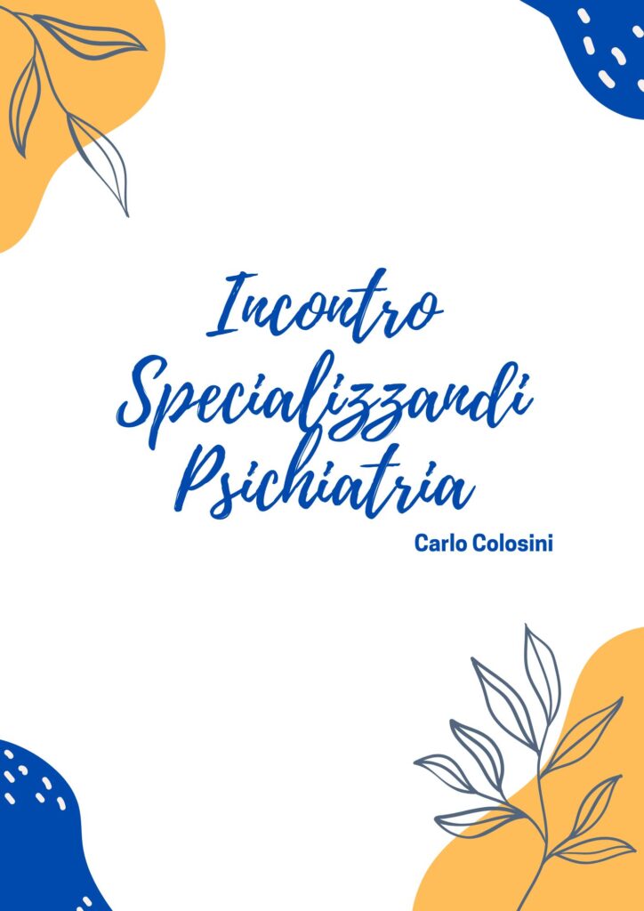 incontro specializzandi psichiatria