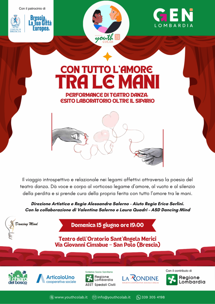 locandina con tutto l'amore tra le mani
