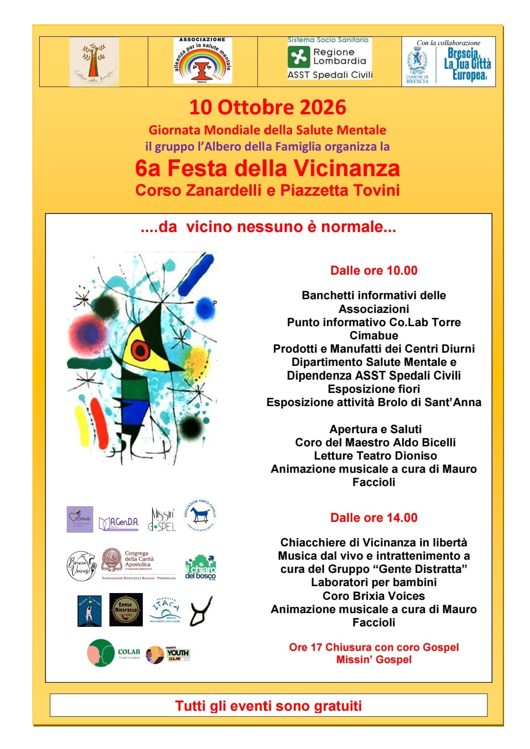 festa della vicinanza 2026